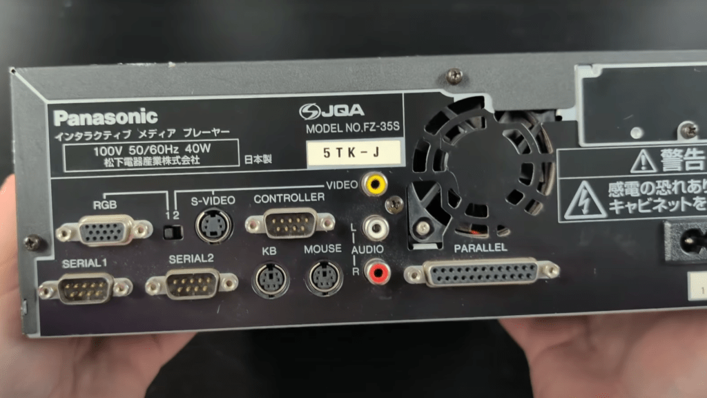 FZ-35S M2 Rear IO view